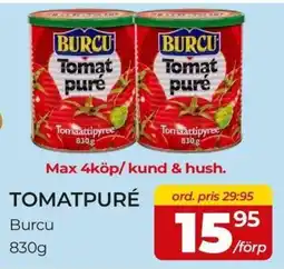 Matrix Butikerna Burcu tomatpuré erbjuda