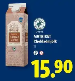 Lidl Matriket Chokladmjölk erbjuda