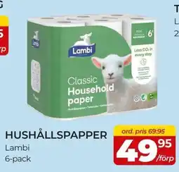 Matrix Butikerna Lambi hushållspapper erbjuda