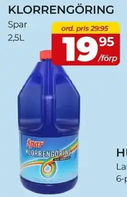 Matrix Butikerna Spar klorrengöring erbjuda