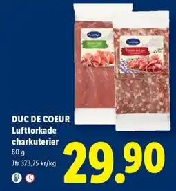 Lidl Duc de Coeur Lufttorkade charkuterier erbjuda