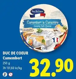 Lidl Duc De Coeur Camembert erbjuda