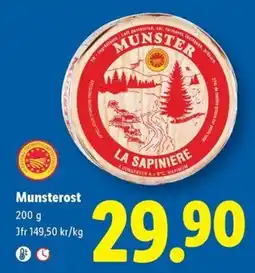 Lidl Munsterost erbjuda