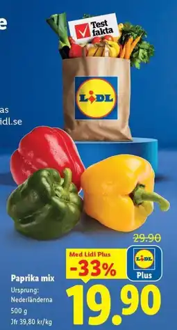 Lidl Lidl paprika mix erbjuda