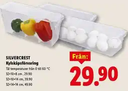 Lidl Silvercrest kylskåpsförvaring erbjuda