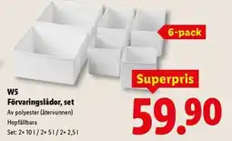 Lidl W5 förvaringslådor erbjuda