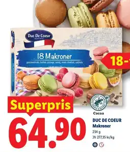 Lidl Duc De Coeur Makroner erbjuda