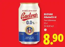 Lidl Budvar alkoholfri öl erbjuda