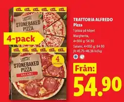 Lidl Trattoria alfredo pizza erbjuda