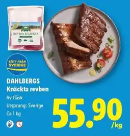 Lidl Dahlbergs knäckta revben erbjuda