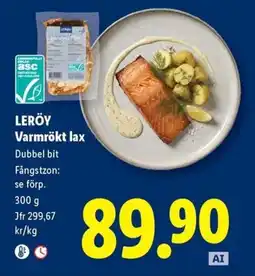 Lidl Leröy varmrökt lax erbjuda