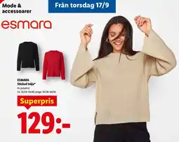 Lidl Esmara stickad tröja erbjuda