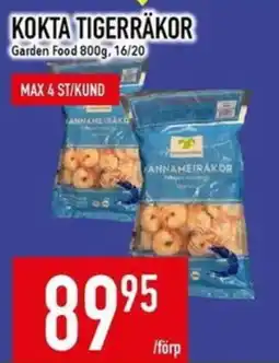 Matdax Kokta Tigerräkor erbjuda