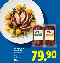 Lidl Duc de Coeur Ankbröstfilé erbjuda