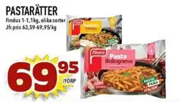 Matdax Findus pastarätter erbjuda