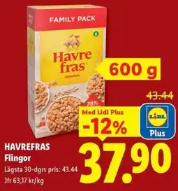 Lidl Havrefras Flingor erbjuda
