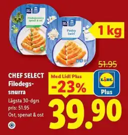 Lidl Chef select filodegssnurra erbjuda