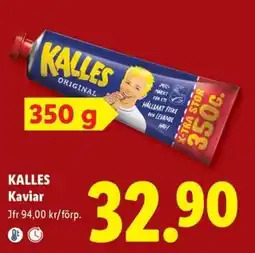 Lidl Kalles kaviar erbjuda