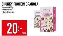 Matdax Biosalma chunky protein granola erbjuda