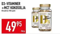 Matdax Biosalma D3-vitaminer + Mct kokosolja erbjuda