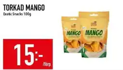 Matdax Torkad mango erbjuda
