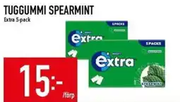 Matdax Extra tuggummi spearmint erbjuda