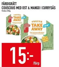 Matdax Findus couscous med ost & mango i currysås erbjuda