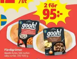 Stora Coop GooH! Färdigrätter erbjuda