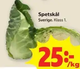 Stora Coop Spetskål erbjuda