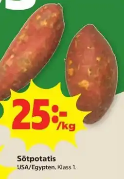 Stora Coop Sötpotatis erbjuda