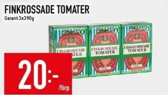 Matdax Garant finkrossade tomater erbjuda