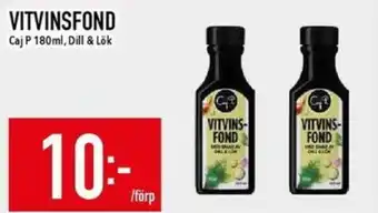 Matdax Caj P vitvinsfond dill & lök erbjuda