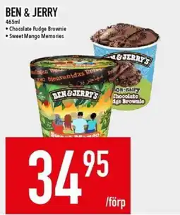 Matdax Ben & Jerry's Chocolate Fudge Brownie Sweet Mango Memories erbjuda