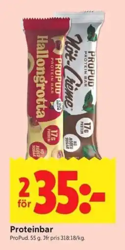 ICA Kvantum ProPud Proteinbar erbjuda