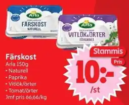 Nya Pulsen Arla Färskost erbjuda