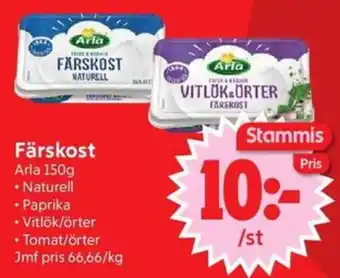 Nya Pulsen Arla Färskost erbjuda