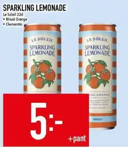 Matdax Le Soleil sparkling lemonade erbjuda