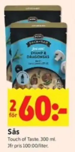 ICA Kvantum Bosch Touch of Taste Svamp & Dragonsås erbjuda
