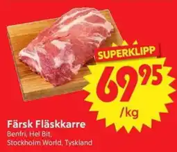 Nya Pulsen Färsk Fläskkarre erbjuda