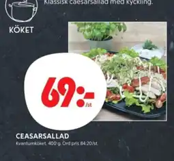 ICA Kvantum Köket ceasarsallad erbjuda