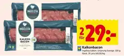 ICA Kvantum Ingelsta kalkonbacon erbjuda