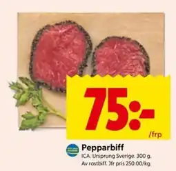 ICA Kvantum Pepparbiff erbjuda