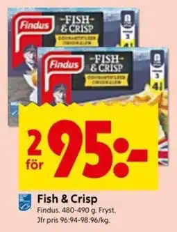 ICA Kvantum Findus Fish & Crisp erbjuda
