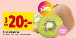 ICA Kvantum Stor grön kiwi erbjuda
