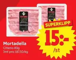 Nya Pulsen Citterio Mortadella erbjuda