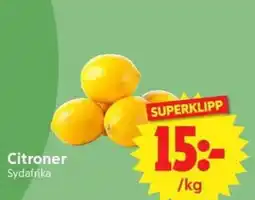 Nya Pulsen Citroner erbjuda