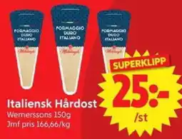 Nya Pulsen Wernerssons Italiensk Hårdost erbjuda