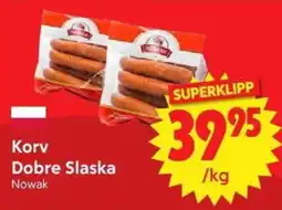 Nya Pulsen Nowak Korv Dobre Slaska erbjuda
