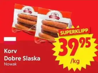 Nya Pulsen Nowak Korv Dobre Slaska erbjuda