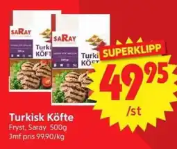 Nya Pulsen Saray Turkisk Köfte erbjuda